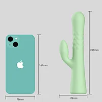 WINYI Supplier WHolesale OEM ODM 2023 New thrusting rabbit Vibrator sex toy wholesale G spot clitoal stimulating Expandable vibrator for women-thrusting rabbit vibrator-Swelling Rabbit Vibrator