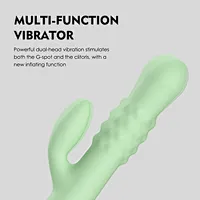 WINYI Supplier WHolesale OEM ODM 2023 New thrusting rabbit Vibrator sex toy wholesale G spot clitoal stimulating Expandable vibrator for women-thrusting rabbit vibrator-Swelling Rabbit Vibrator